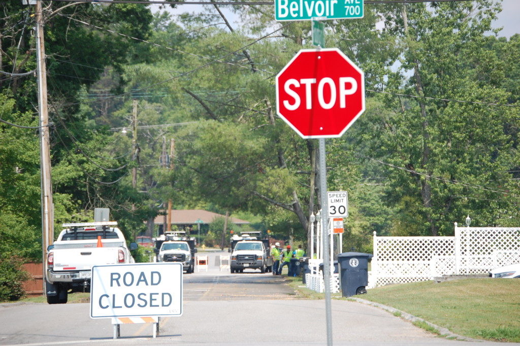 water main break