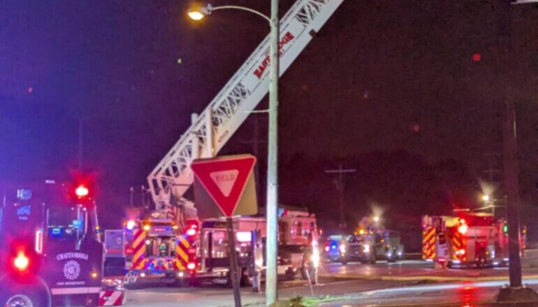 Fire Damages Commercial Building on Ringgold Road