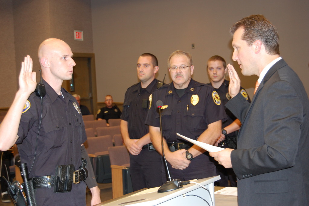 pd swearing in